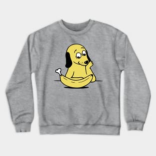 Dog Banana Crewneck Sweatshirt